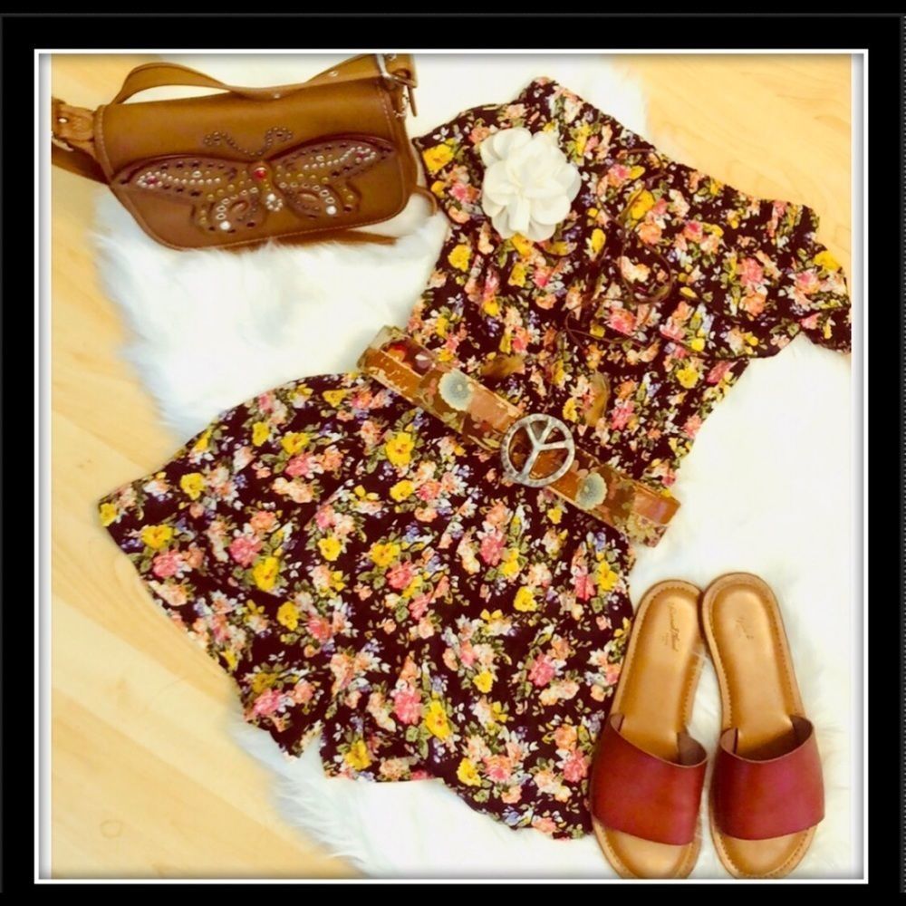 🌸NWOT Shorts Shorts Romper